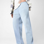 Men's Loose Baggy Fit Washed Jeans Non-Stretchable