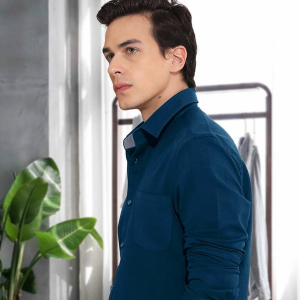 Long Sleeve Solid Formal Shirt