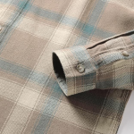 Men's Brown Checked Relaxed Fit Cotton Casual Shirt